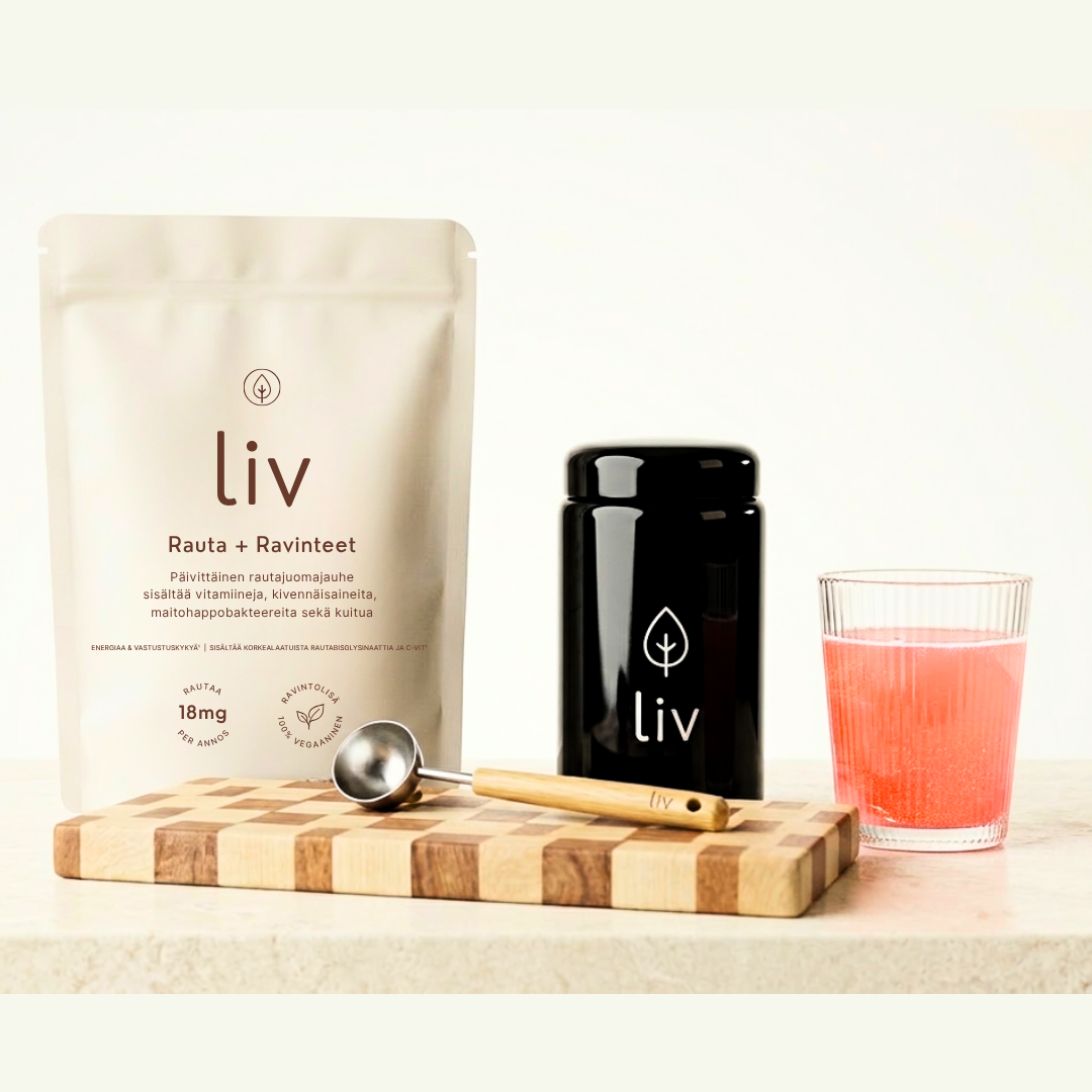LIV - Rauta ja välttämättömät ravintoaineet naisille