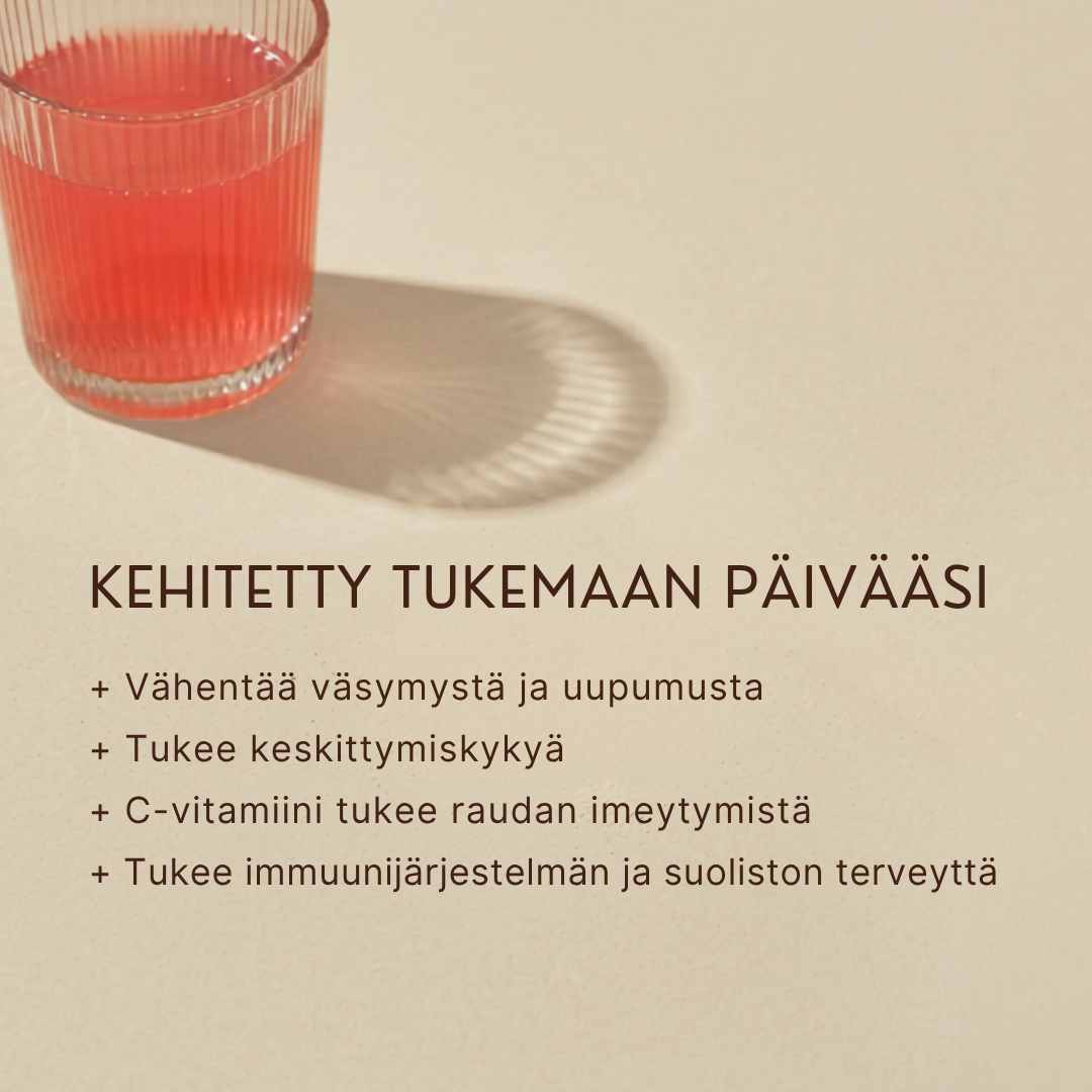 LIV - Rauta ja välttämättömät ravintoaineet naisille