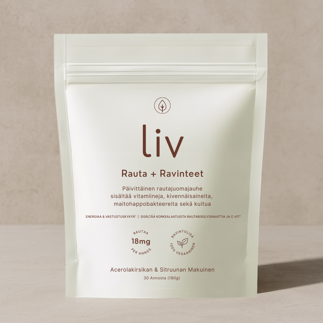 LIV - Rauta ja välttämättömät ravintoaineet naisille